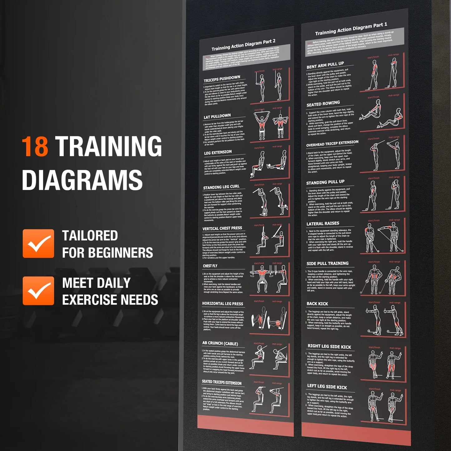 All-In-One Home Gym System with Folding Chest Press – 90+ Exercises in One Space-Saving Machine