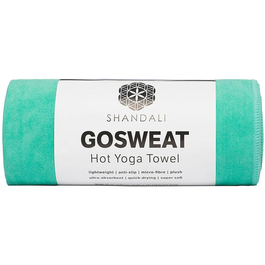 Gosweat Hot Yoga Towel in Gray - Super Absorbent, 100% Microfiber, Suede, Bikram Yoga Towel
